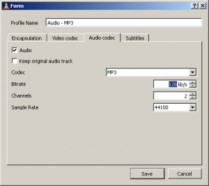 vlc-transcode-codec